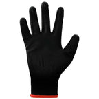 vidaXL Arbeitshandschuhe 24 pcs Schwarz 7 / S Polyester