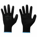 vidaXL Arbeitshandschuhe 12 pcs Schwarz 9 / l Polyester