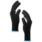 vidaXL Arbeitshandschuhe 24 pcs Schwarz 9 / l Polyester