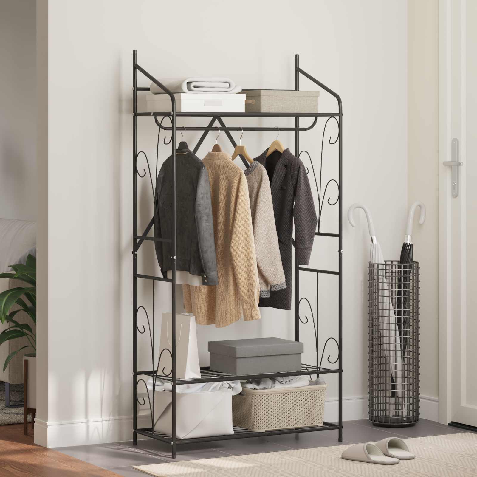 vidaXL Offener Kleiderschrank Uni 78 x 36 x 158 cm