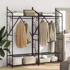 vidaXL Offener Kleiderschrank Uni 2 pcs 78 x 36 x 158 cm