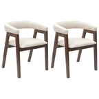 vidaXL Esszimmerstühle 2 pcs Hellbraun 54 x 57 x 73 cm