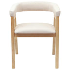 vidaXL Esszimmerstühle 2 pcs Natur 54 x 57 x 73 cm Massives Gummiholz