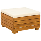 vidaXL Outdoor-Sofagarnitur mit Kissen 6 Stück Braun Massivholz Akazie