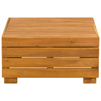 vidaXL Garten-Beistelltisch Massivholz Akazie Braun 60 x 60 x 30 cm