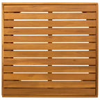 vidaXL Garten-Beistelltisch Massivholz Akazie Braun 60 x 60 x 30 cm