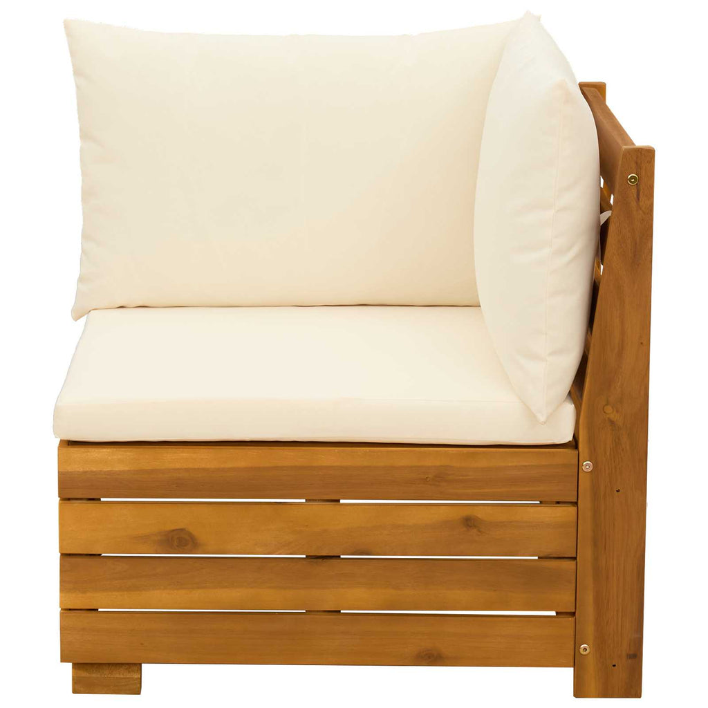 vidaXL Garten-Lounge-Set mit Kissen 2 Stück Braun Massivholz Akazie