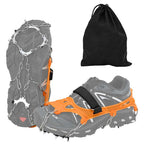 vidaXL Eiskrallen für Schuhe mit 10 Spikes Orange S