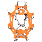 vidaXL Eiskrallen für Schuhe mit 10 Spikes Orange S