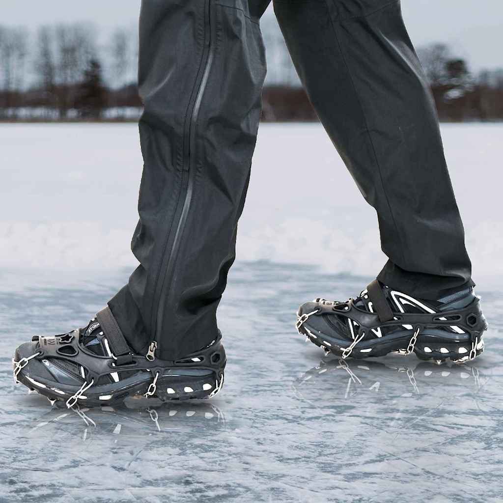 vidaXL Eiskrallen für Schuhe Schwarz S
