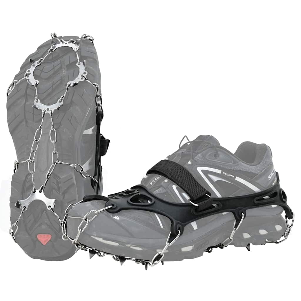 vidaXL Eiskrallen für Schuhe Schwarz S