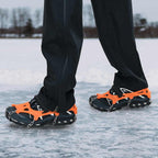 vidaXL Eiskrallen für Schuhe Orange L