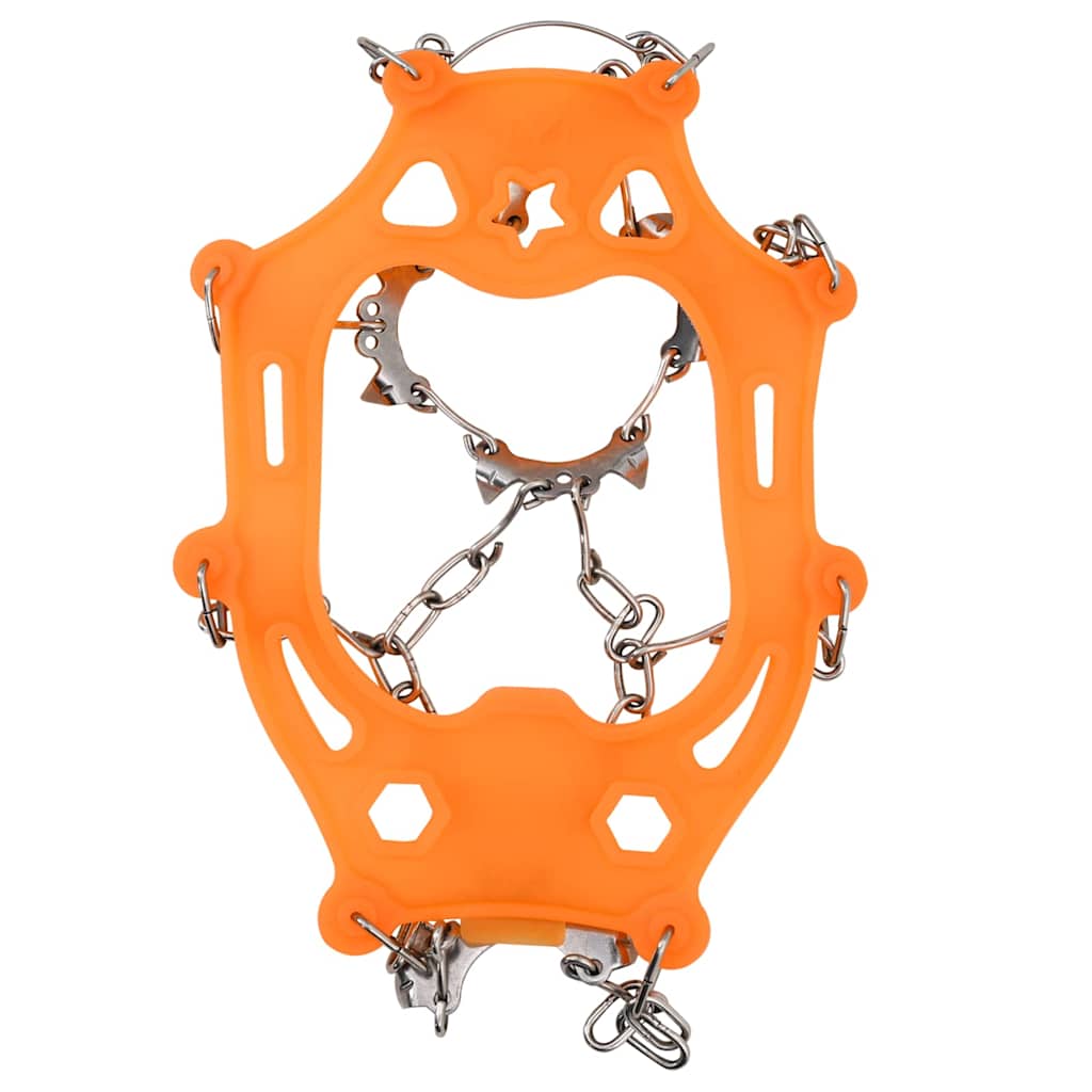 vidaXL Eiskrallen für Schuhe Orange L