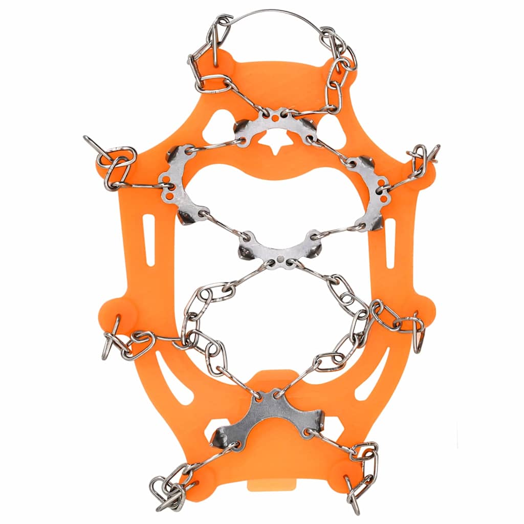 vidaXL Eiskrallen für Schuhe Orange L
