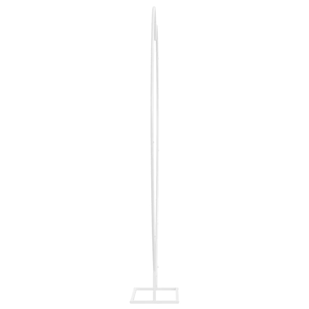 vidaXL Hochzeitsbogen Weiß 195 x 35 x 211 cm Stahl