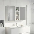 vidaXL Badezimmerschrank-Set 3 pcs 80 x 10,5 x 50 cm Holzwerkstoff