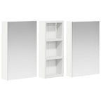 vidaXL Badezimmerschrank-Set 3 pcs 80 x 10,5 x 50 cm Holzwerkstoff