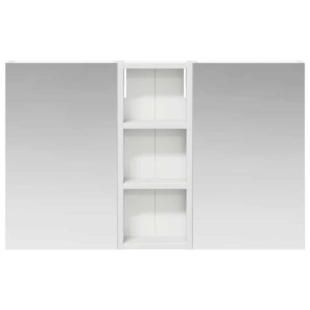 vidaXL Badezimmerschrank-Set 3 pcs 80 x 10,5 x 50 cm Holzwerkstoff
