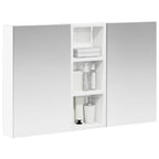 vidaXL Badezimmerschrank-Set 3 pcs 80 x 10,5 x 50 cm Holzwerkstoff