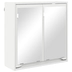 vidaXL Badezimmermöbel-Set mit Schubladen 3 pcs Weiß Holzwerkstoff