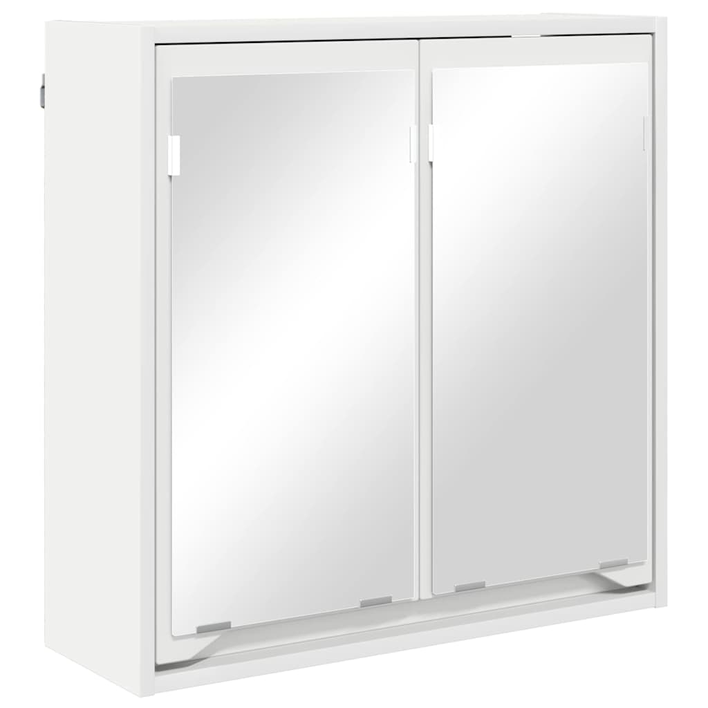 vidaXL Badezimmermöbel-Set mit Schubladen 3 pcs Weiß Holzwerkstoff