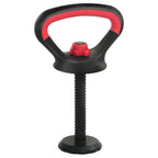 vidaXL 4-in-1 Hantelset 30kg Schwarz und Rot Zement und Eisensand
