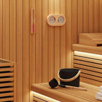 vidaXL Sauna Zubehör Set 4 pcs Schwarz