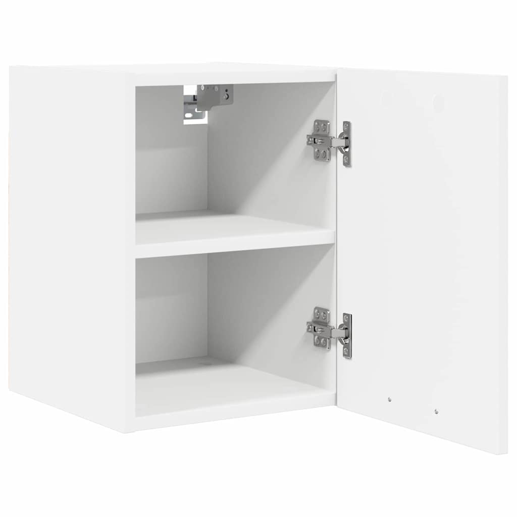 vidaXL Hängeschrank mit Tür 2 pcs Weiß 30 x 31 x 40 cm Holzwerkstoff