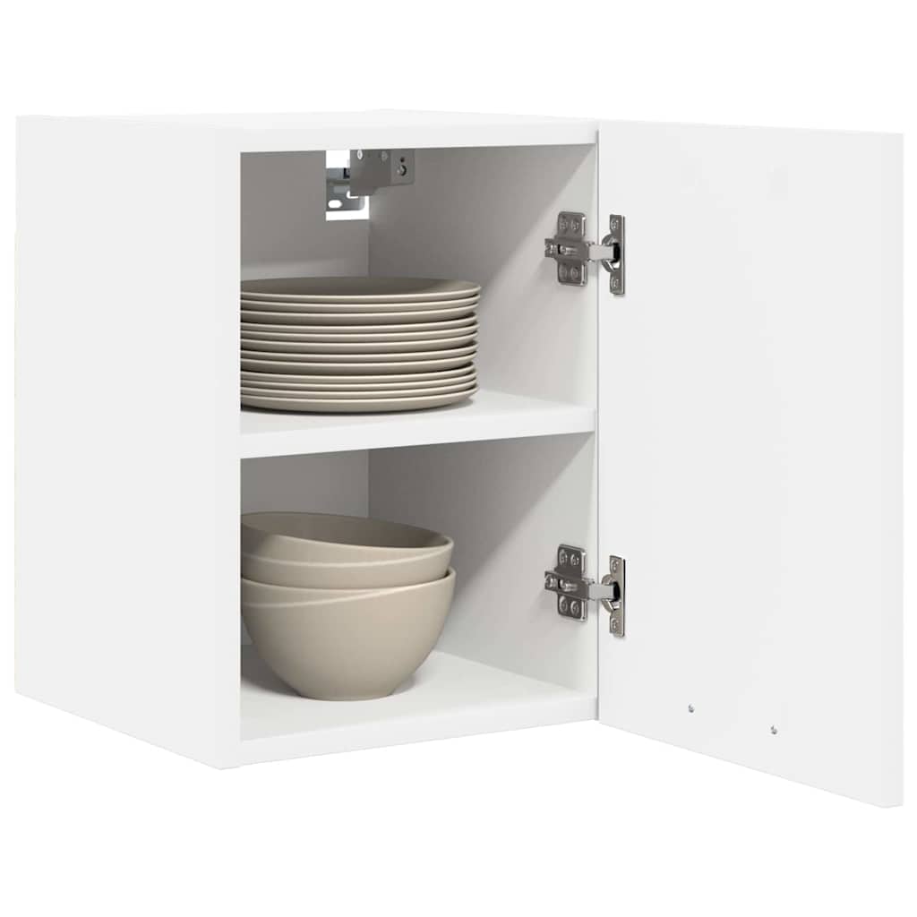 vidaXL Hängeschrank mit Tür 2 pcs Weiß 30 x 31 x 40 cm Holzwerkstoff
