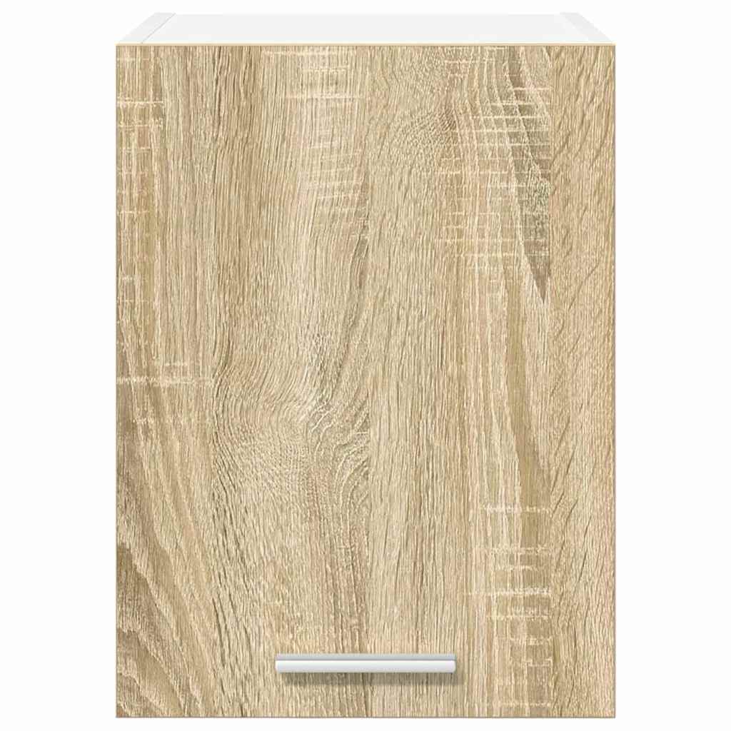 vidaXL Hängeschrank Riga 2 pcs Sonoma-Eiche und Weiß 30 x 31 x 40 cm
