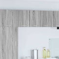 vidaXL Hängeschrank Grau Sonoma und Weiß 30 x 31 x 40 cm Holzwerkstoff