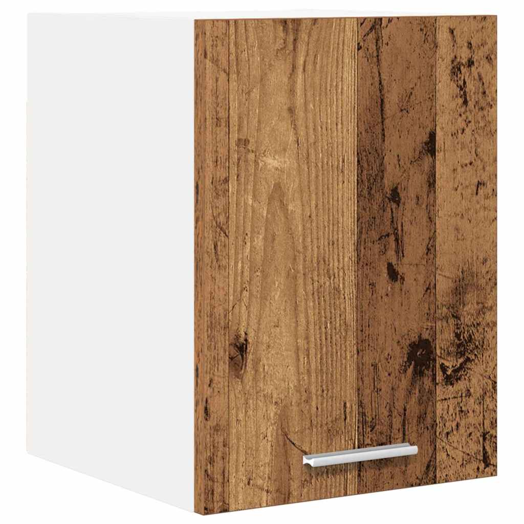vidaXL Hängeschrank Altes Holz und Weiß 30 x 31 x 40 cm Holzwerkstoff