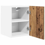 vidaXL Hängeschrank Altes Holz und Weiß 30 x 31 x 40 cm Holzwerkstoff