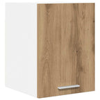 vidaXL Hängeschrank mit Tür Artisan-Eiche und Weiß 30 x 31 x 40 cm