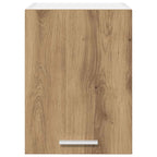 vidaXL Hängeschrank mit Tür Artisan-Eiche und Weiß 30 x 31 x 40 cm