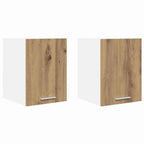 vidaXL Hängeschrank 2 pcs Artisan-Eiche und Weiß 30 x 31 x 40 cm