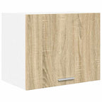 vidaXL Hängeschrank 2 pcs Sonoma-Eiche und Weiß 50 x 31 x 40 cm