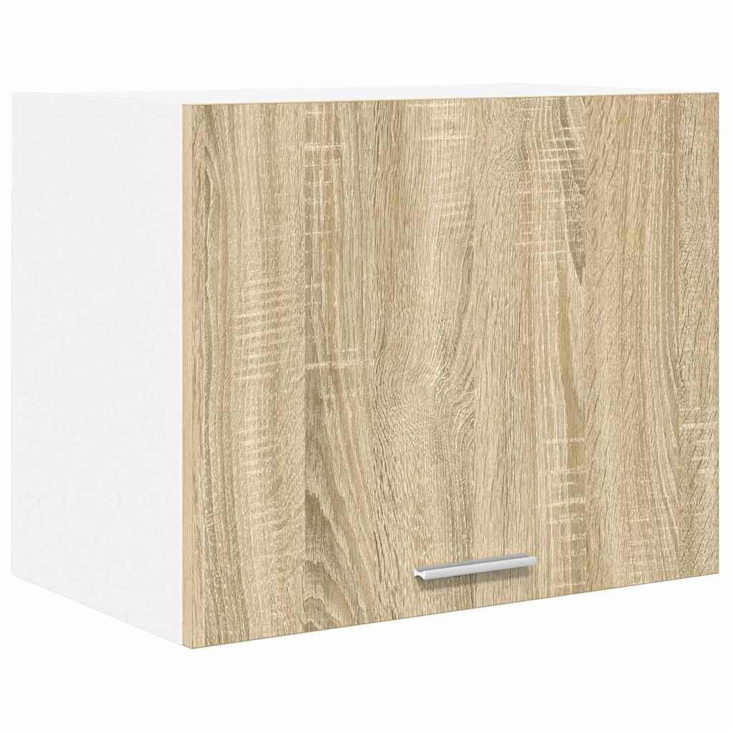 vidaXL Hängeschrank 2 pcs Sonoma-Eiche und Weiß 50 x 31 x 40 cm