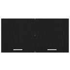 vidaXL Hängeschrank Schwarz Eichen-Optik 80 x 31 x 40 cm Holzwerkstoff