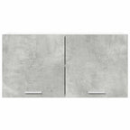 vidaXL Hängeschrank mit Tür Beton Grau 80 x 31 x 40 cm Holzwerkstoff