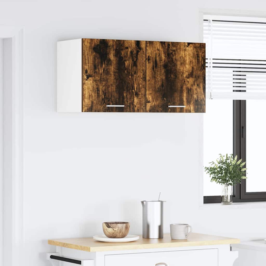 vidaXL Hängeschrank Geräucherte Eiche 80 x 31 x 40 cm Holzwerkstoff