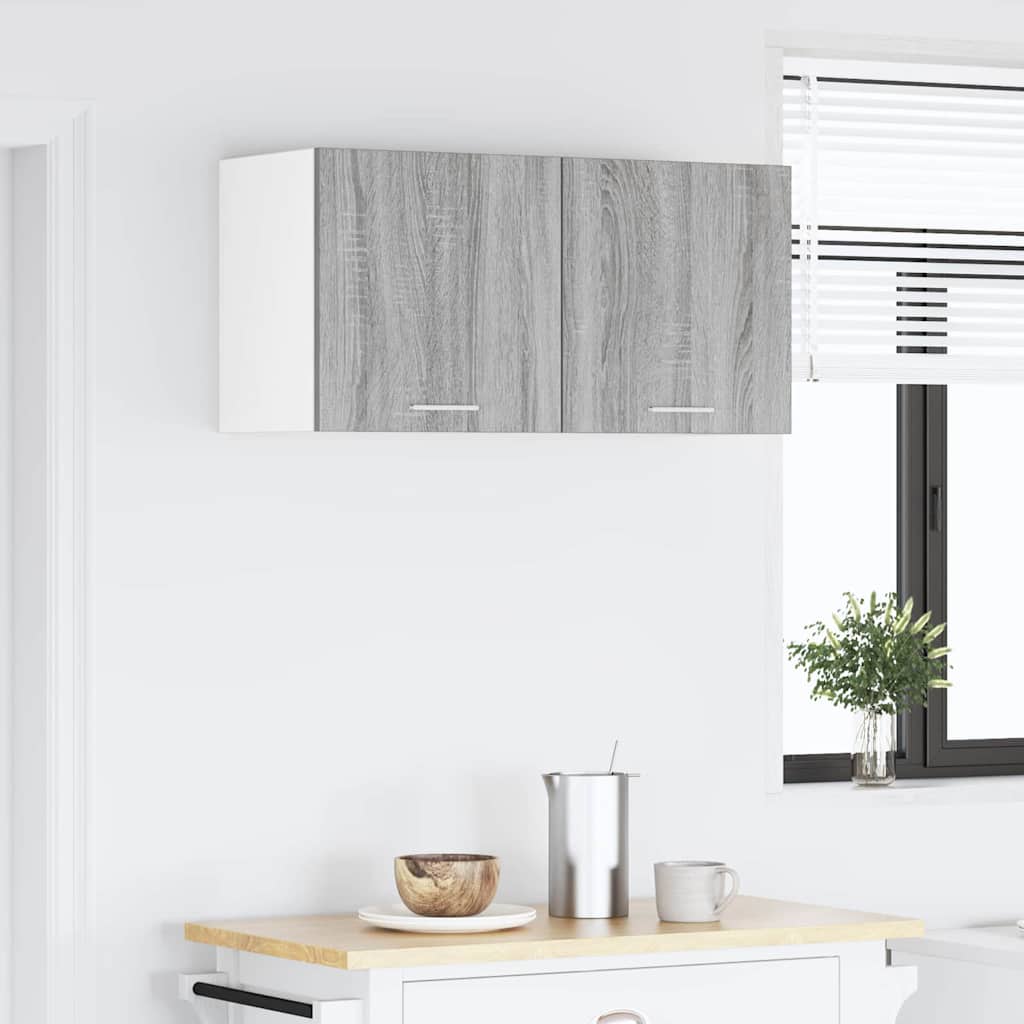 vidaXL Hängeschrank Graues Sonoma 80 x 31 x 40 cm Holzwerkstoff