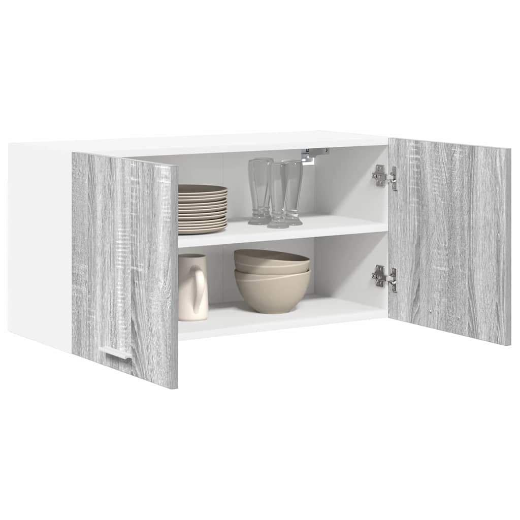 vidaXL Hängeschrank Graues Sonoma 80 x 31 x 40 cm Holzwerkstoff