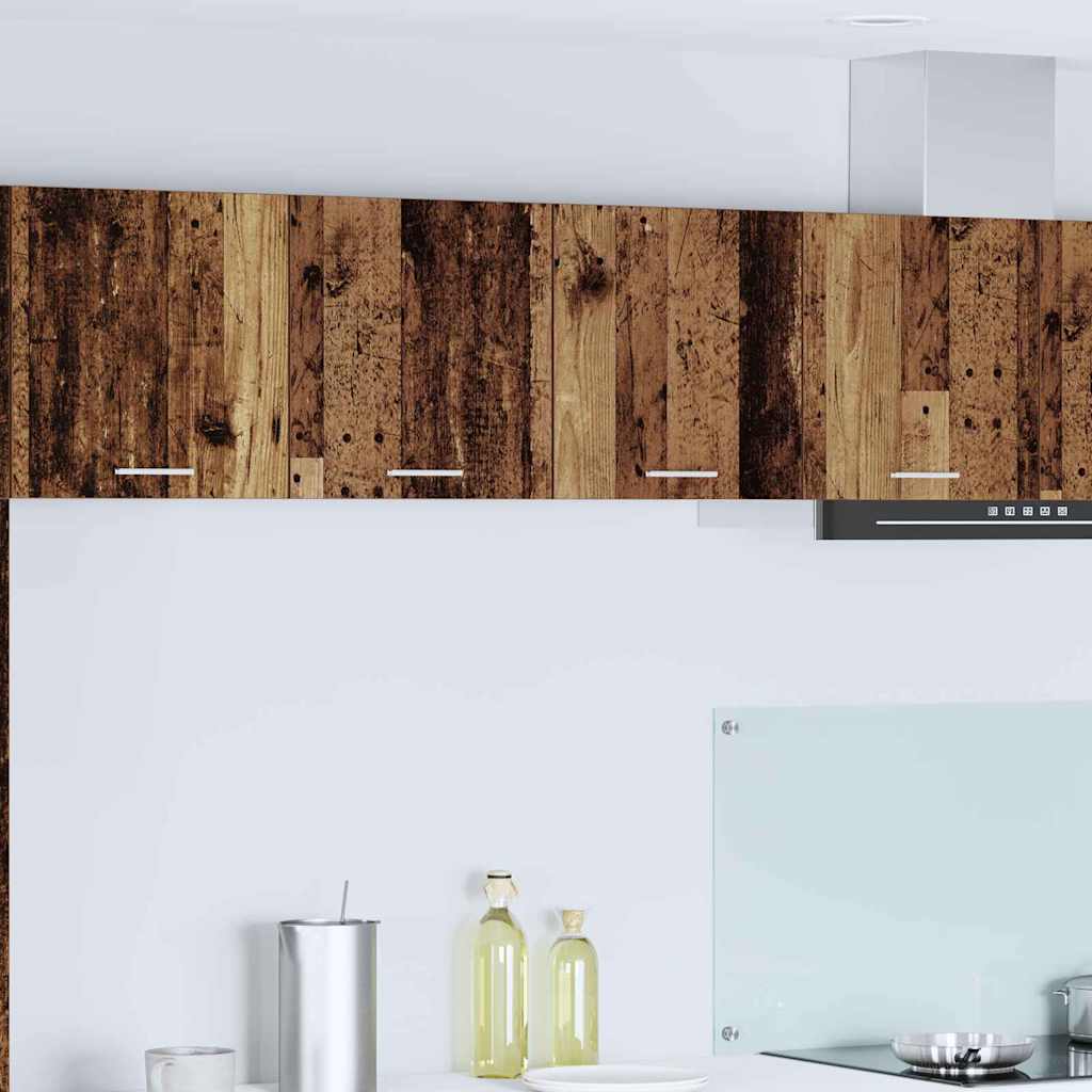 vidaXL Hängeschrank mit Speicher Altholz 80 x 31 x 40 cm Holzwerkstoff