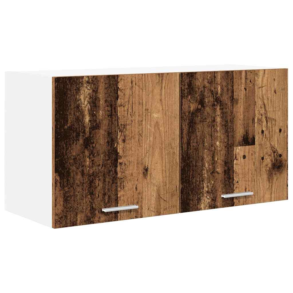 vidaXL Hängeschrank mit Speicher Altholz 80 x 31 x 40 cm Holzwerkstoff