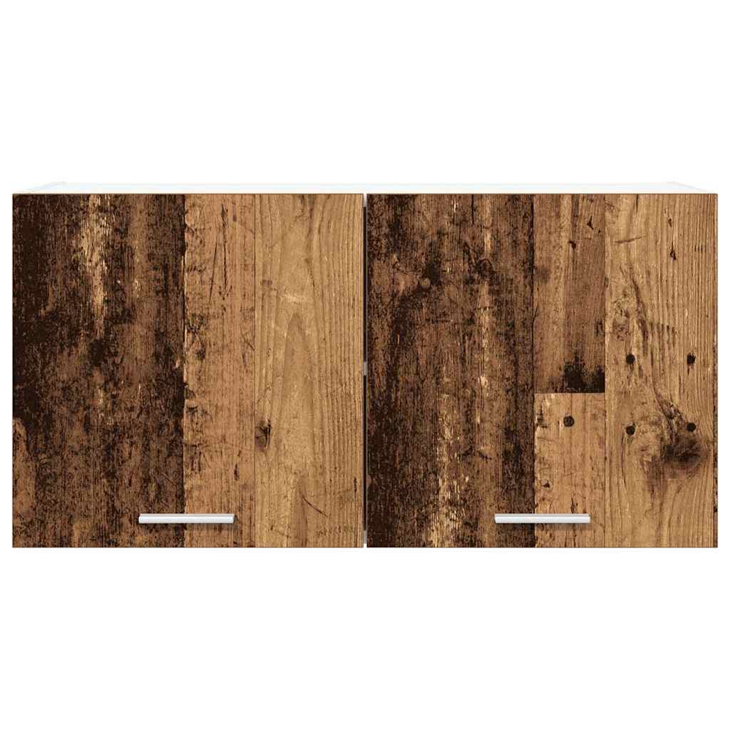 vidaXL Hängeschrank mit Speicher Altholz 80 x 31 x 40 cm Holzwerkstoff