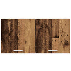 vidaXL Hängeschrank mit Speicher Altholz 80 x 31 x 40 cm Holzwerkstoff