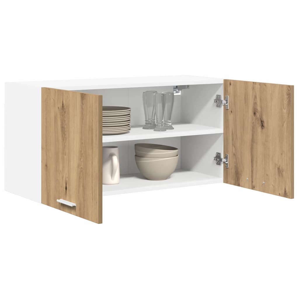 vidaXL Hängeschrank Artisan-Eiche 80 x 31 x 40 cm Holzwerkstoff