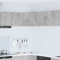 vidaXL Hängeschrank Betongrau und Weiß 57 x 57 x 40 cm Holzwerkstoff