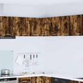 vidaXL Hängeschrank Geräucherte Eiche und Weiß 57 x 57 x 40 cm